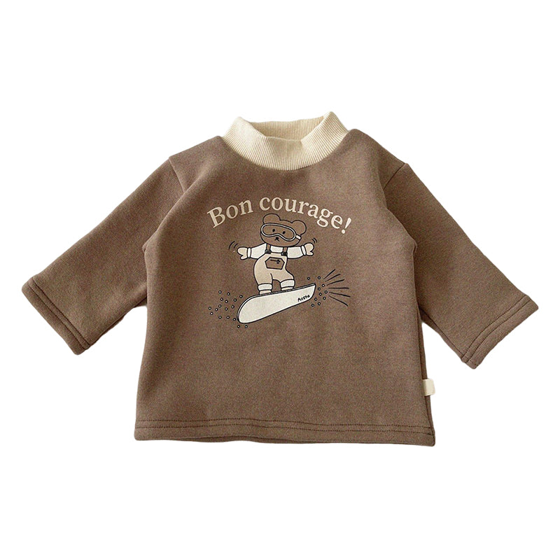 Baby Unisex Letters Cartoon Print Tops Wholesale 230107100