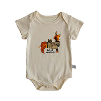 Load image into Gallery viewer, Baby Unisex Letters Animals Print Rompers Wholesale 230107109
