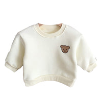 Load image into Gallery viewer, Baby Unisex Striped Animals Cartoon Embroidered Hoodies Swearshirts Wholesale 230107131
