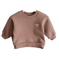 Load image into Gallery viewer, Baby Unisex Striped Animals Cartoon Embroidered Hoodies Swearshirts Wholesale 230107131
