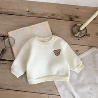 Load image into Gallery viewer, Baby Unisex Striped Animals Cartoon Embroidered Hoodies Swearshirts Wholesale 230107131
