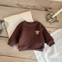 Load image into Gallery viewer, Baby Unisex Striped Animals Cartoon Embroidered Hoodies Swearshirts Wholesale 230107131
