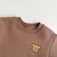 Load image into Gallery viewer, Baby Unisex Striped Animals Cartoon Embroidered Hoodies Swearshirts Wholesale 230107131
