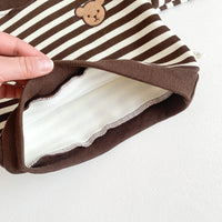 Load image into Gallery viewer, Baby Unisex Striped Animals Cartoon Embroidered Hoodies Swearshirts Wholesale 230107131
