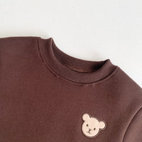 Load image into Gallery viewer, Baby Unisex Striped Animals Cartoon Embroidered Hoodies Swearshirts Wholesale 230107131
