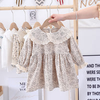 Load image into Gallery viewer, Baby Kid Girls Flower Print Dresses Wholesale 23010715
