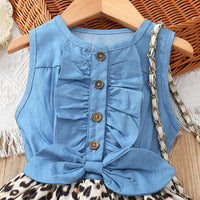 Load image into Gallery viewer, Baby Kid Girls Leopard print Dresses Wholesale 230107155
