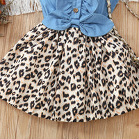 Load image into Gallery viewer, Baby Kid Girls Leopard print Dresses Wholesale 230107155
