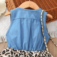Load image into Gallery viewer, Baby Kid Girls Leopard print Dresses Wholesale 230107155

