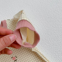 Load image into Gallery viewer, 2 Pieces Set Baby Girls Flower Checked Print Tops And Solid Color Shorts Wholesale 230107161
