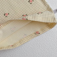 Load image into Gallery viewer, 2 Pieces Set Baby Girls Flower Checked Print Tops And Solid Color Shorts Wholesale 230107161
