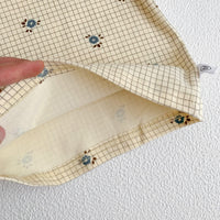 Load image into Gallery viewer, 2 Pieces Set Baby Girls Flower Checked Print Tops And Solid Color Shorts Wholesale 230107161
