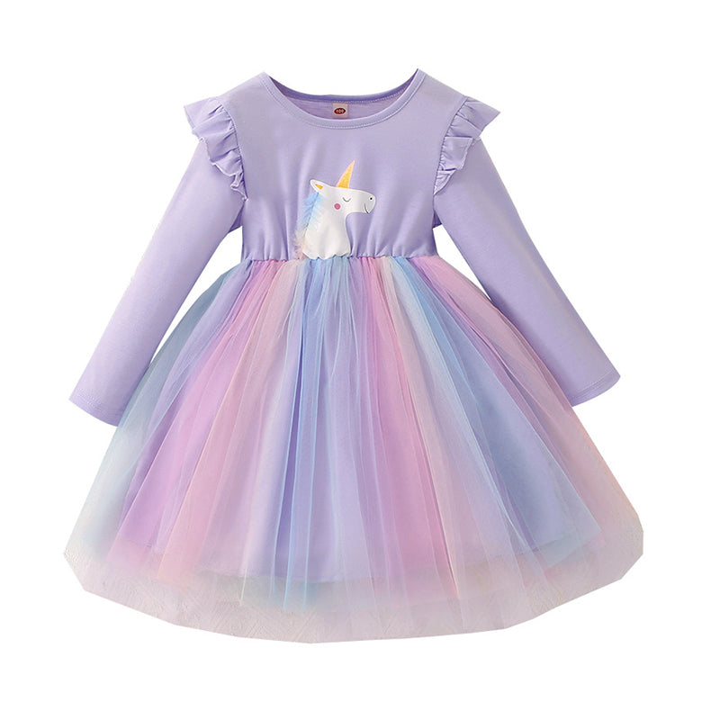 Baby Kid Girls Cartoon Dresses Wholesale 230107172