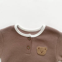 Load image into Gallery viewer, Baby Unisex Color-blocking Cartoon Rompers Wholesale 230107198
