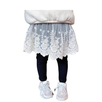 Load image into Gallery viewer, Baby Kid Girls Solid Color Lace Pants Leggings Wholesale 23010720
