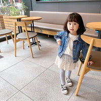 Load image into Gallery viewer, Baby Kid Girls Solid Color Lace Pants Leggings Wholesale 23010720
