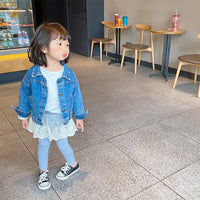 Load image into Gallery viewer, Baby Kid Girls Solid Color Lace Pants Leggings Wholesale 23010720
