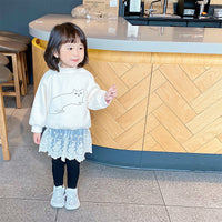 Load image into Gallery viewer, Baby Kid Girls Solid Color Lace Pants Leggings Wholesale 23010720
