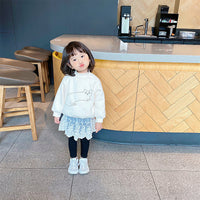 Load image into Gallery viewer, Baby Kid Girls Solid Color Lace Pants Leggings Wholesale 23010720
