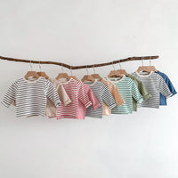 Load image into Gallery viewer, Baby Unisex Striped Tops Wholesale 230107206

