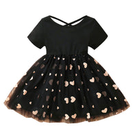 Load image into Gallery viewer, Baby Kid Girls Color-blocking Love heart Valentine&#39;s Day Dresses Wholesale 230107211
