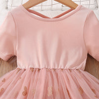 Load image into Gallery viewer, Baby Kid Girls Color-blocking Love heart Valentine&#39;s Day Dresses Wholesale 230107211
