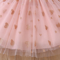 Load image into Gallery viewer, Baby Kid Girls Color-blocking Love heart Valentine&#39;s Day Dresses Wholesale 230107211
