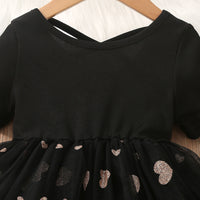 Load image into Gallery viewer, Baby Kid Girls Color-blocking Love heart Valentine&#39;s Day Dresses Wholesale 230107211
