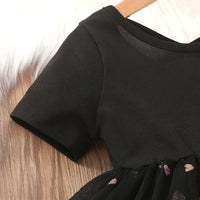 Load image into Gallery viewer, Baby Kid Girls Color-blocking Love heart Valentine&#39;s Day Dresses Wholesale 230107211
