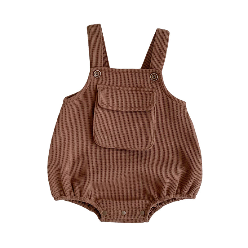 Baby Unisex Solid Color Rompers Wholesale 230107220