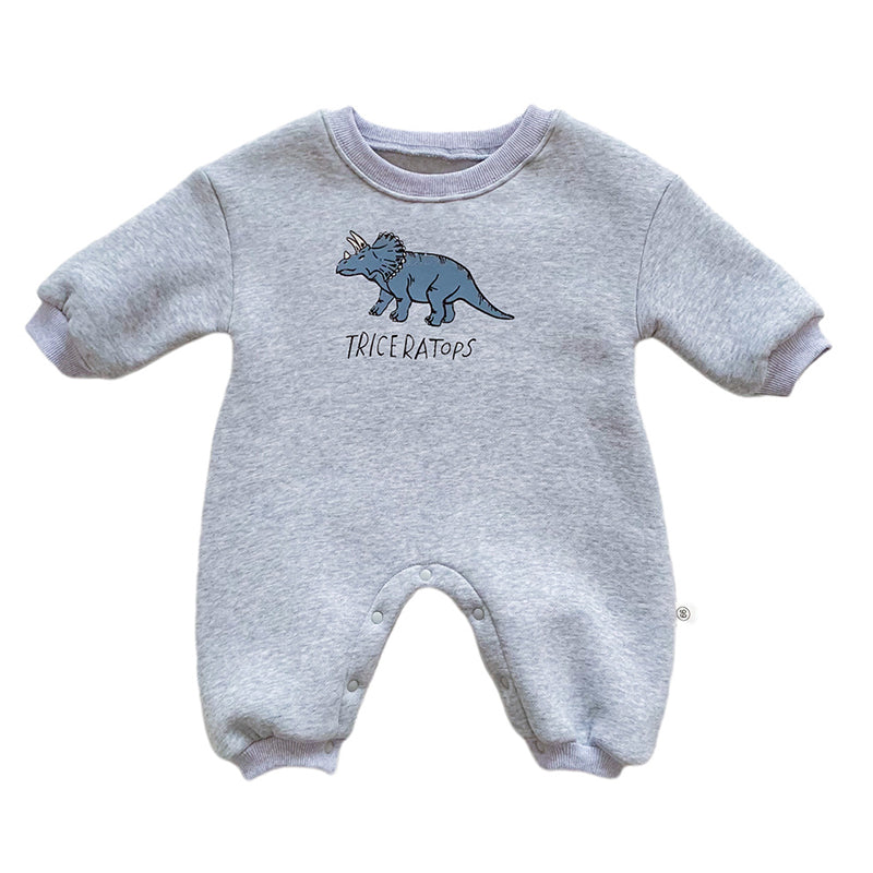 Baby Unisex Dinosaur Print Jumpsuits Wholesale 230107224