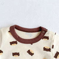 Load image into Gallery viewer, 2 Pieces Set Baby Unisex Cartoon Print Rompers And Pants Wholesale 230107226
