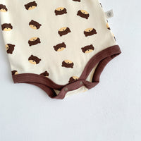 Load image into Gallery viewer, 2 Pieces Set Baby Unisex Cartoon Print Rompers And Pants Wholesale 230107226
