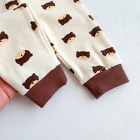 Load image into Gallery viewer, 2 Pieces Set Baby Unisex Cartoon Print Rompers And Pants Wholesale 230107226
