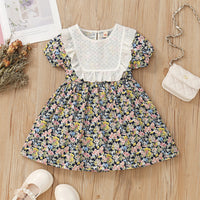 Load image into Gallery viewer, Baby Kid Girls Flower Print Dresses Wholesale 230107228
