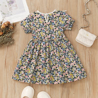 Load image into Gallery viewer, Baby Kid Girls Flower Print Dresses Wholesale 230107228
