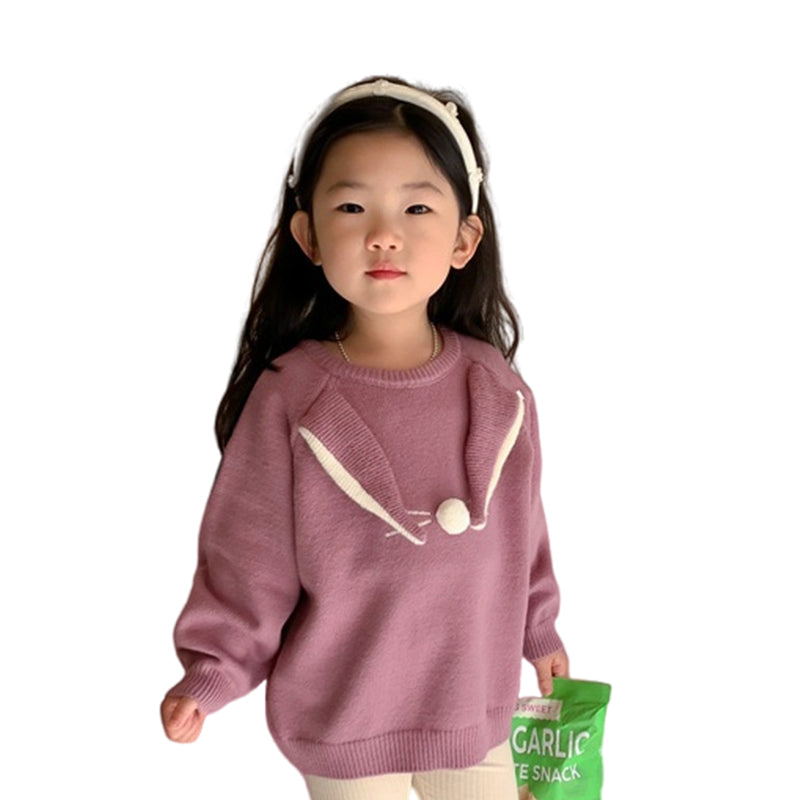 Baby Kid Girls Cartoon Sweaters Wholesale 230107242