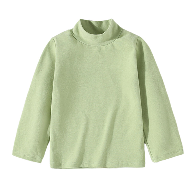 Baby Kid Unisex Solid Color Tops Wholesale 230107247