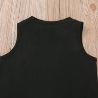 Load image into Gallery viewer, 2 Pieces Set Baby Kid Girls Letters Tank Tops And Solid Color Pants Wholesale 230107288
