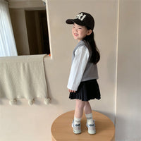 Load image into Gallery viewer, Baby Kid Girls Striped Crochet Vests Waistcoats Wholesale 230107297
