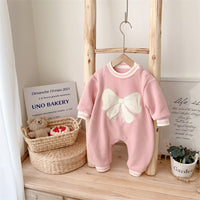 Load image into Gallery viewer, Baby Girls Bow Jumpsuits Wholesale 230107307

