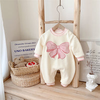 Load image into Gallery viewer, Baby Girls Bow Jumpsuits Wholesale 230107307
