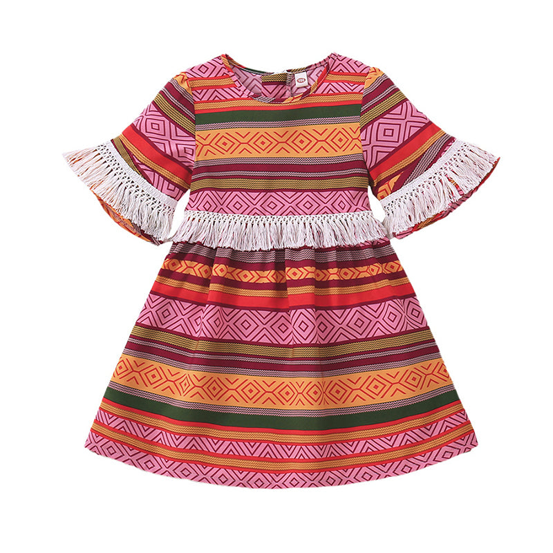 Baby Kid Girls Checked Dresses Wholesale 230107331