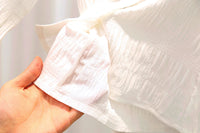 Load image into Gallery viewer, Baby Kid Girls Solid Color Lace Blouses Wholesale 23010735
