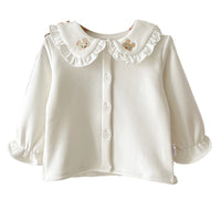 Load image into Gallery viewer, Baby Kid Girls Cartoon Embroidered Tops Wholesale 23010757
