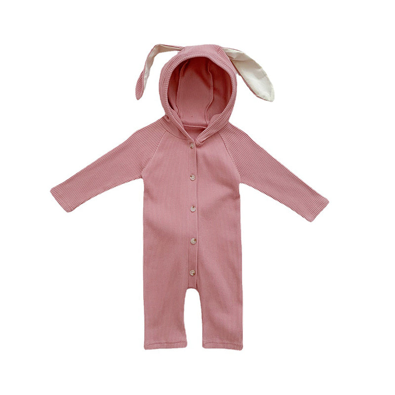 Baby Unisex Solid Color Jumpsuits Wholesale 23010775