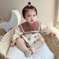 Load image into Gallery viewer, Baby Girls Cartoon Print Rompers Wholesale 23010780
