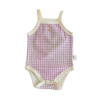Load image into Gallery viewer, Baby Girls Checked Rompers Wholesale 23010784
