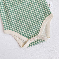 Load image into Gallery viewer, Baby Girls Checked Rompers Wholesale 23010784
