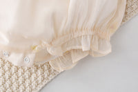 Load image into Gallery viewer, Baby Girls Flower Embroidered Rompers Wholesale 23010786
